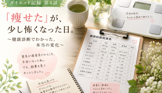 「痩せた」が、少し怖くなった日。