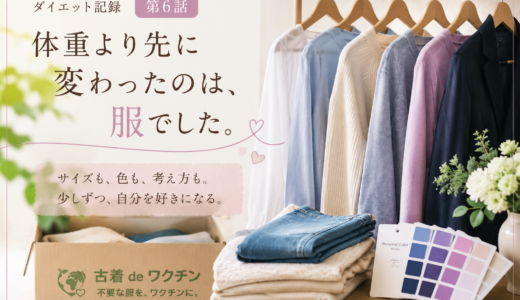 体重より先に変わったのは、服👗でした。