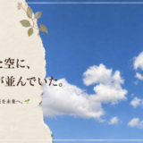 🌿 庭の時間｜今日の1枚 #011　見上げた空に、夏の雲が並んでいた。